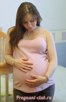 беременная женщина перед родами